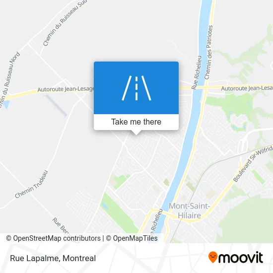 Rue Lapalme map
