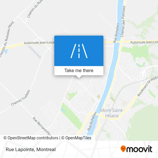Rue Lapointe map