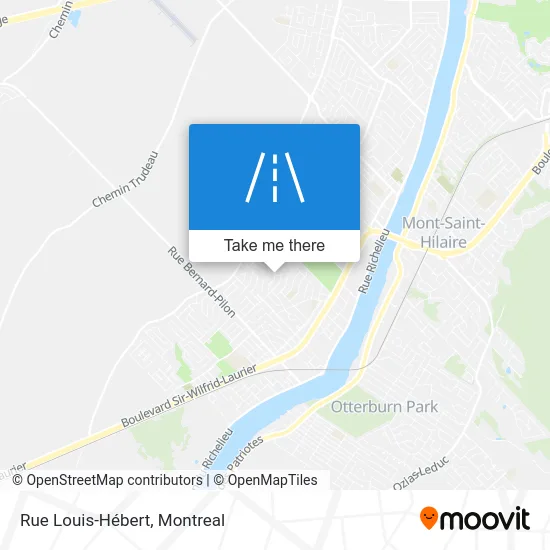 Rue Louis-Hébert map
