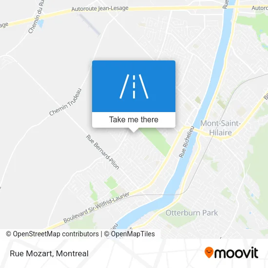 Rue Mozart map