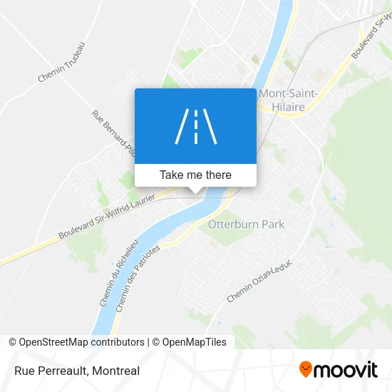 Rue Perreault map