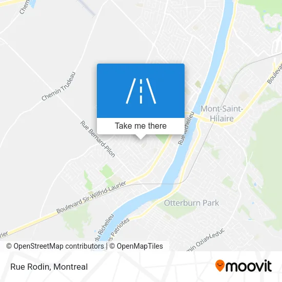 Rue Rodin map