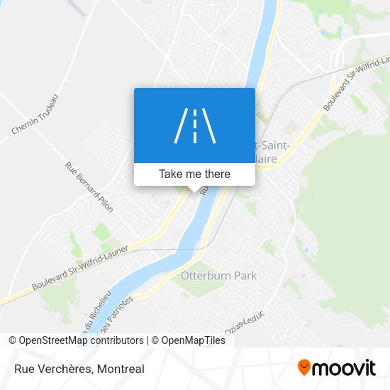Rue Verchères map