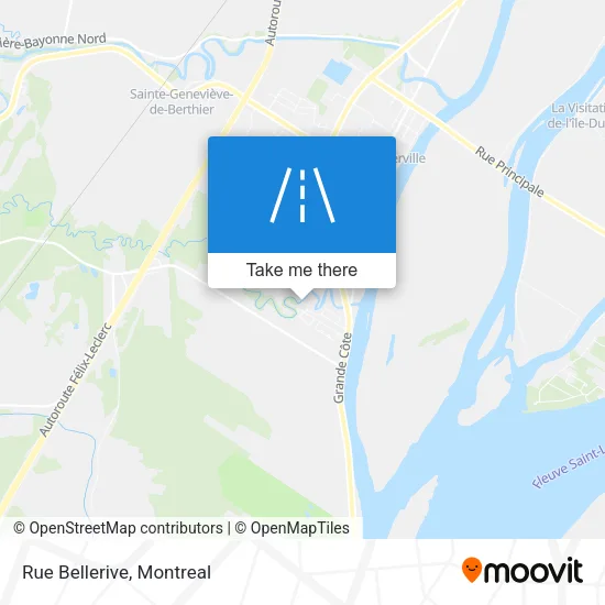 Rue Bellerive map