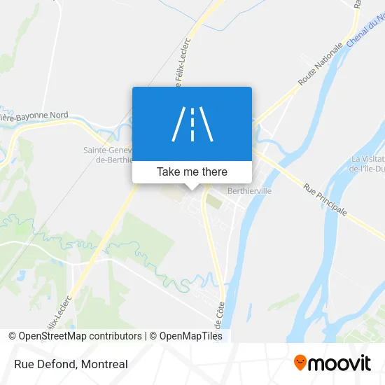 Rue Defond map