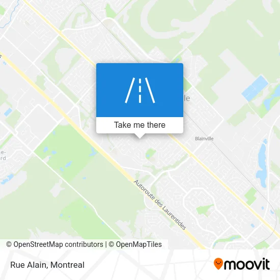 Rue Alain map