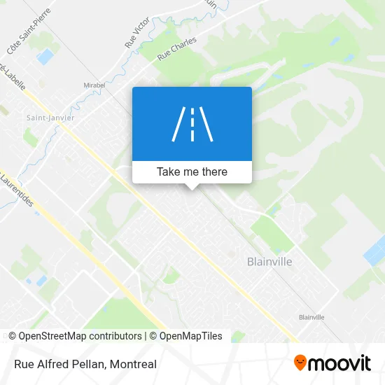 Rue Alfred Pellan map