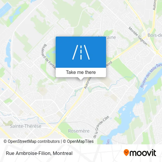 Rue Ambroise-Filion map