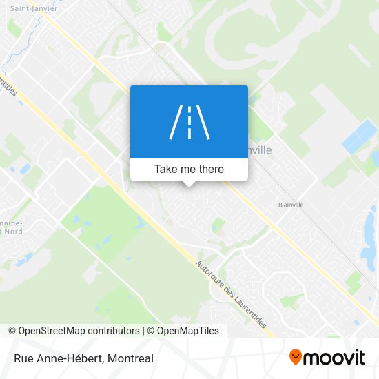 Rue Anne-Hébert map