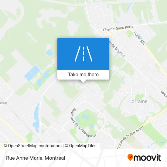 Rue Anne-Marie map