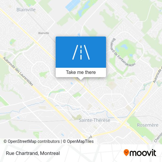 Rue Chartrand map