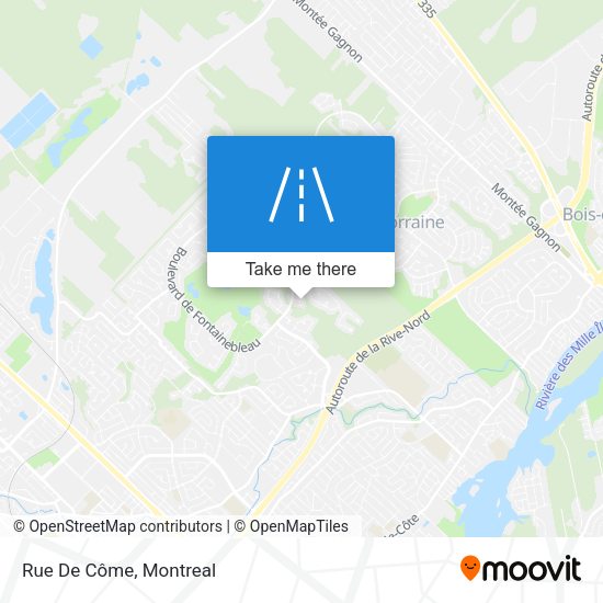 Rue De Côme map