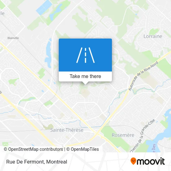 Rue De Fermont map
