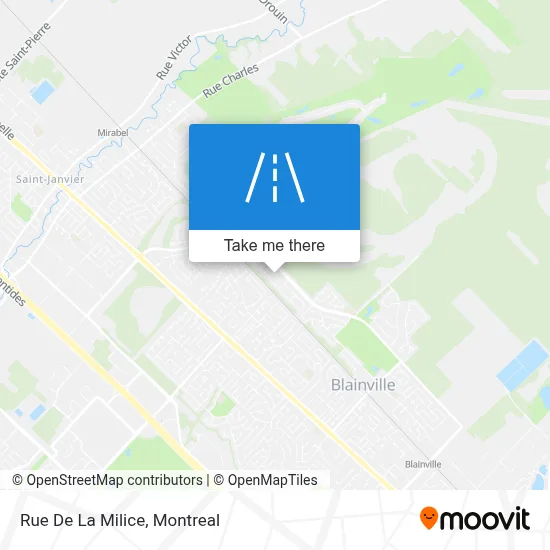 Rue De La Milice map