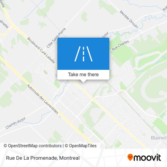 Rue De La Promenade map