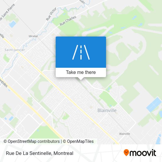 Rue De La Sentinelle map