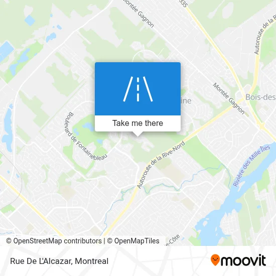 Rue De L'Alcazar map