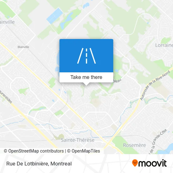 Rue De Lotbinière map