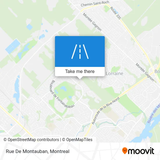 Rue De Montauban map