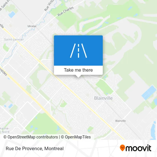 Rue De Provence map
