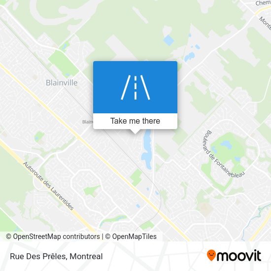Rue Des Prêles map