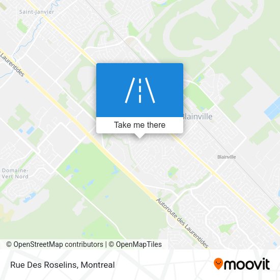 Rue Des Roselins map
