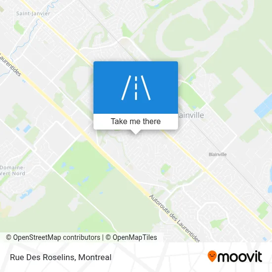 Rue Des Roselins map