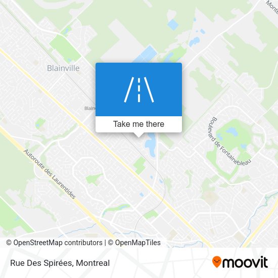 Rue Des Spirées map