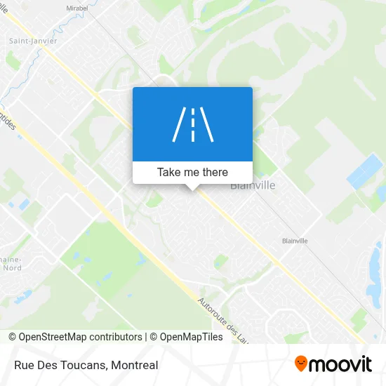 Rue Des Toucans map