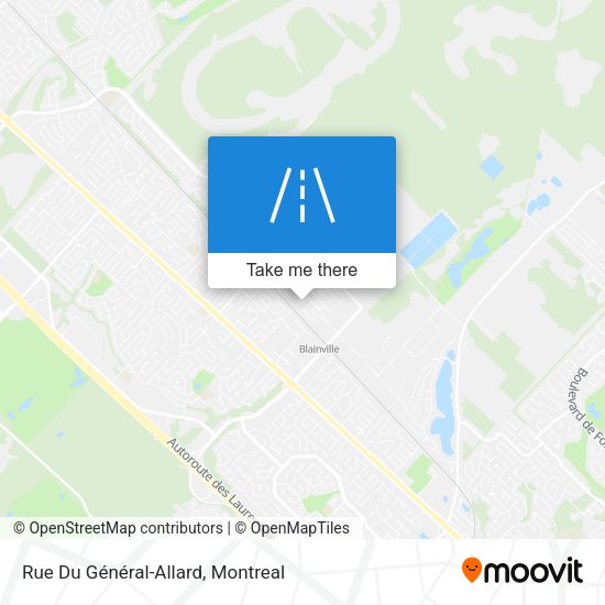 Rue Du Général-Allard map