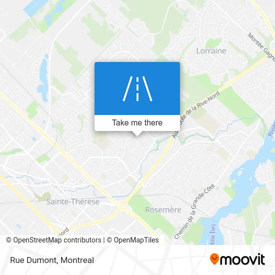 Rue Dumont map