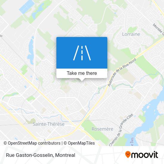 Rue Gaston-Gosselin map
