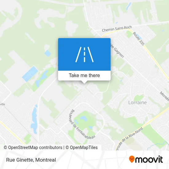 Rue Ginette map