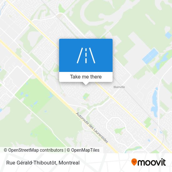 Rue Gérald-Thiboutôt map