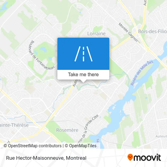 Rue Hector-Maisonneuve map