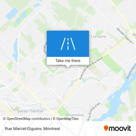 Rue Marcel-Giguère map