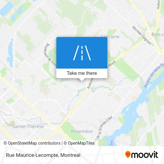 Rue Maurice-Lecompte map