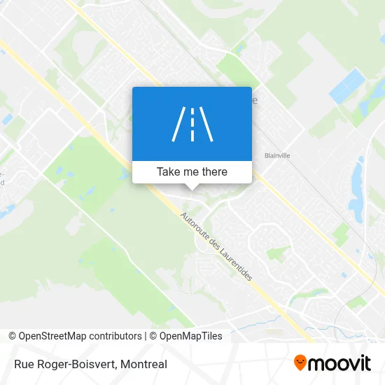 Rue Roger-Boisvert map