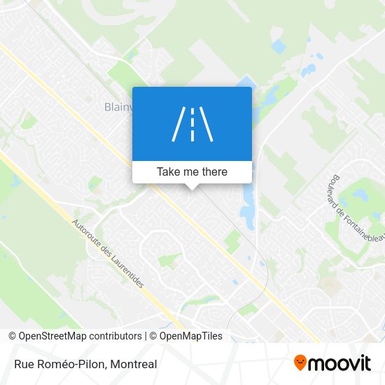 Rue Roméo-Pilon map