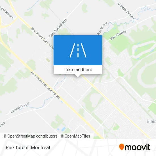 Rue Turcot map