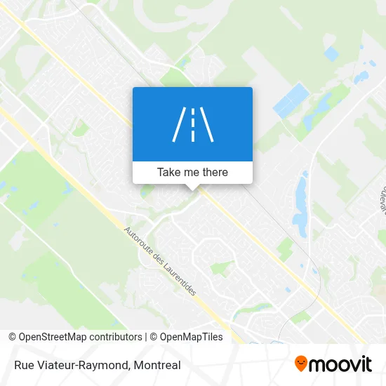 Rue Viateur-Raymond map