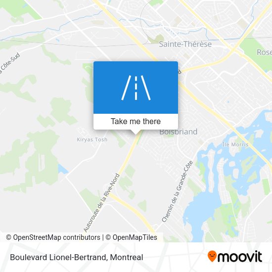 Boulevard Lionel-Bertrand map