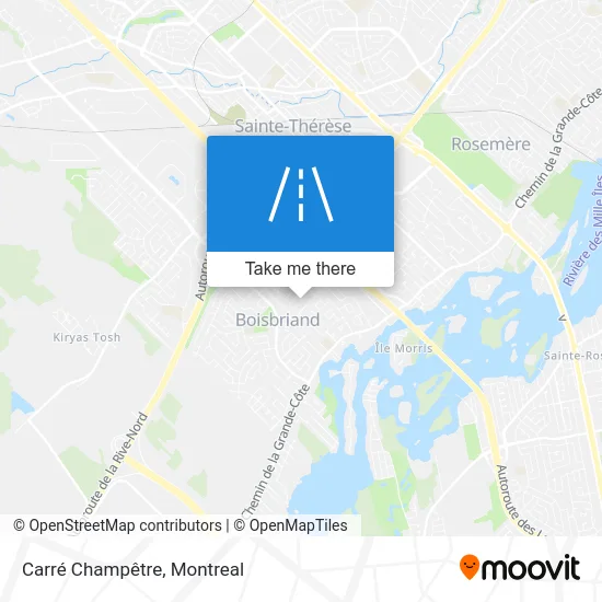 Carré Champêtre map
