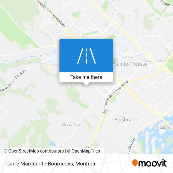 Carré Marguerite-Bourgeoys map