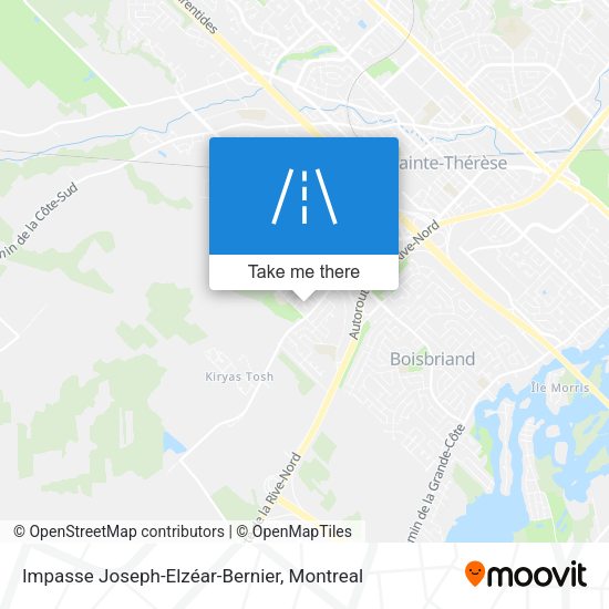 Impasse Joseph-Elzéar-Bernier map