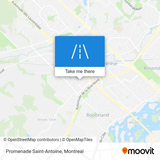 Promenade Saint-Antoine map
