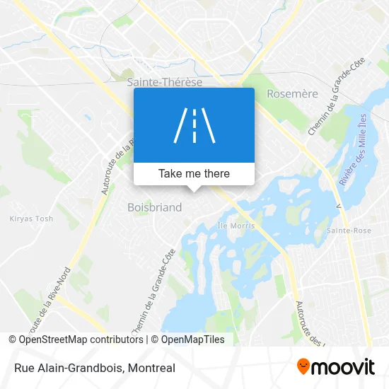 Rue Alain-Grandbois map