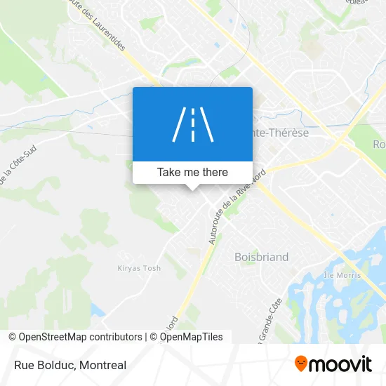 Rue Bolduc map