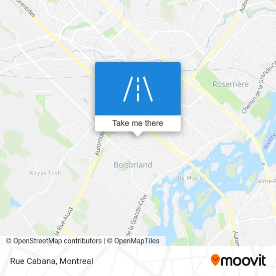 Rue Cabana map