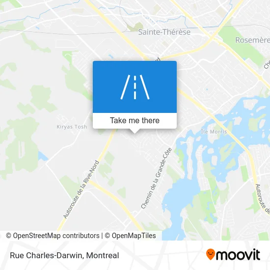 Rue Charles-Darwin map